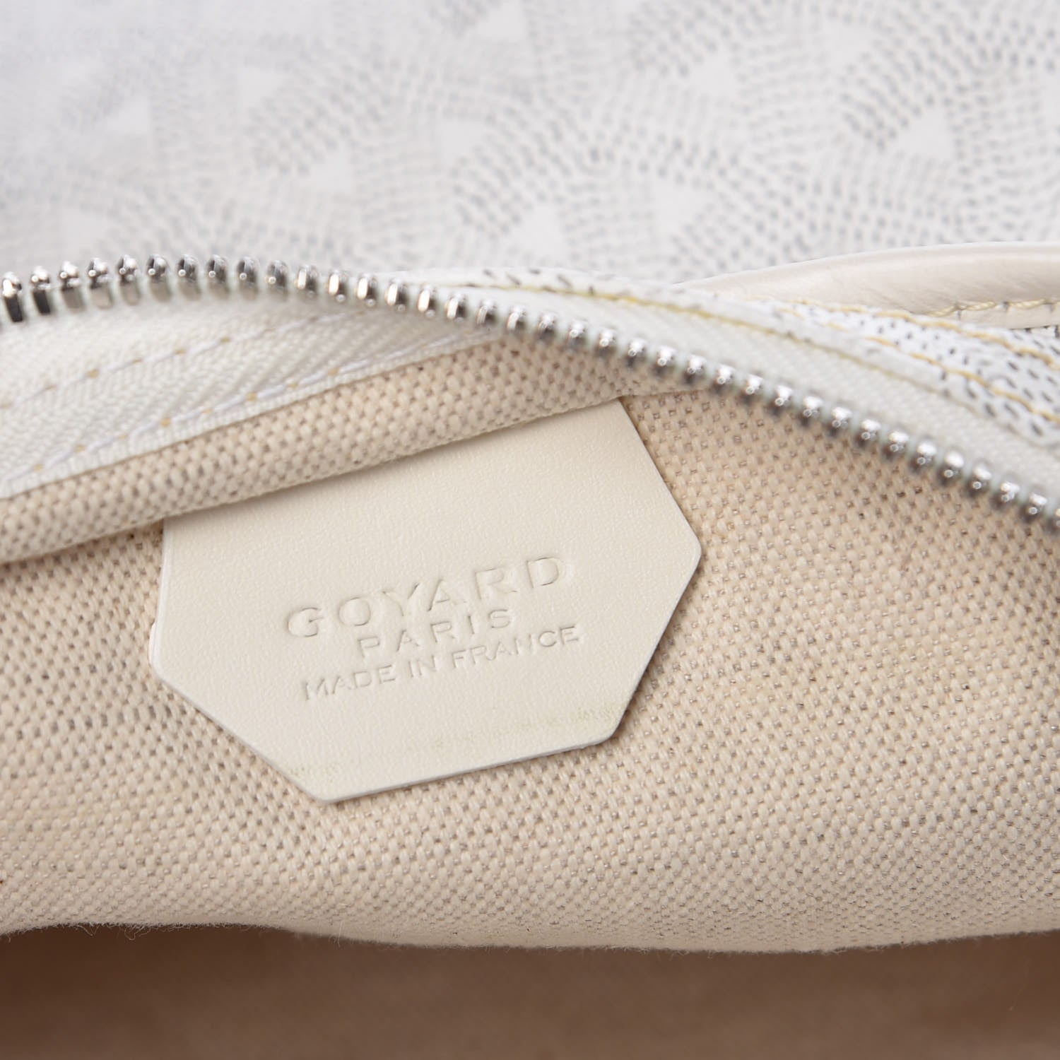 Goyard Goyardine Fidji Zip Hobo White 7 of 13