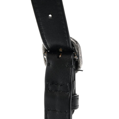Chanel Calfskin Chain 20s Signe Waist Bag Black 10 of 10