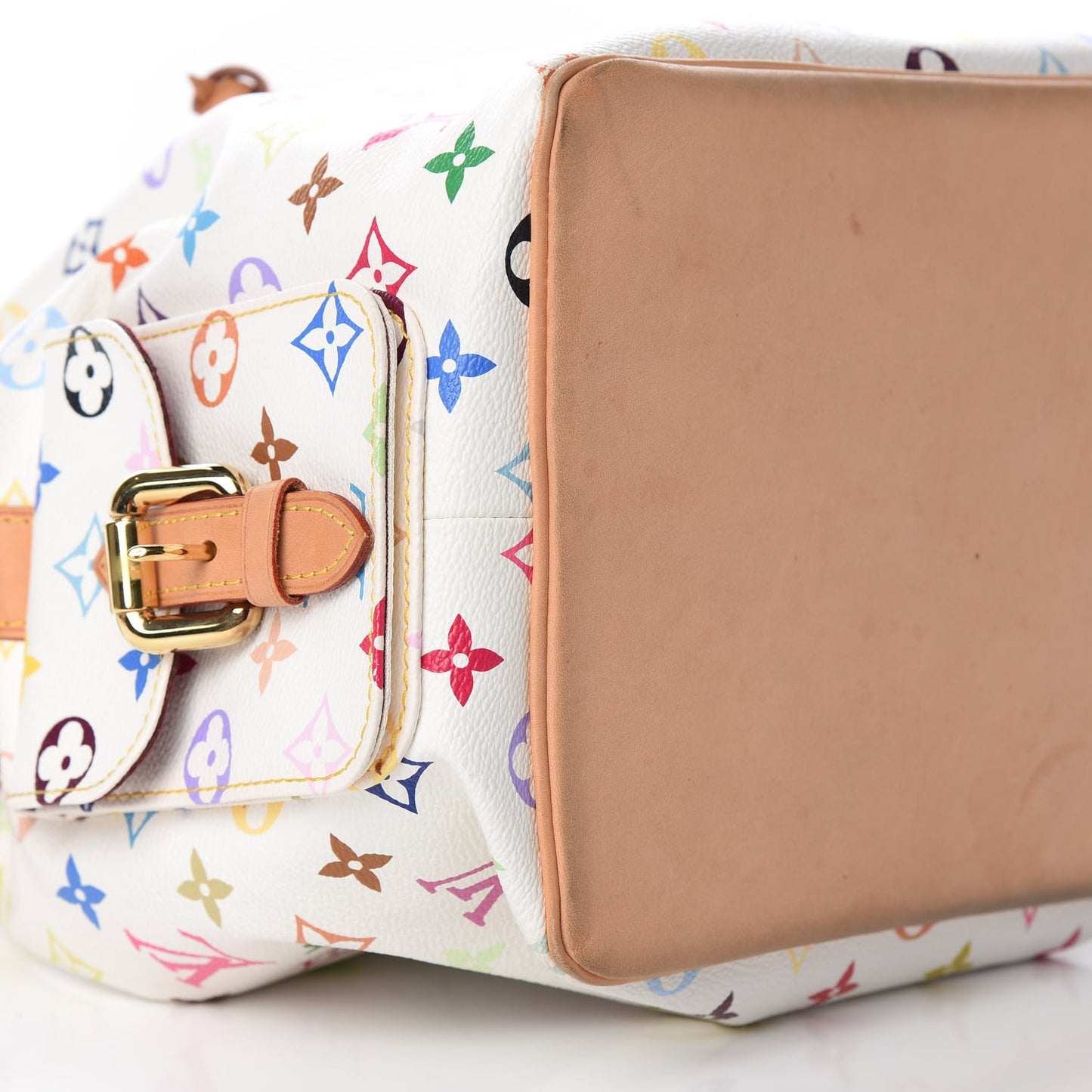 Monogram Multicolor Petit Noe White
