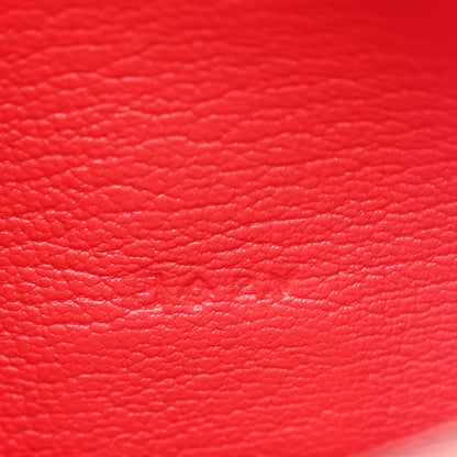 Hermes Chèvre Mysore Bi-Color Bearn Gusset Wallet Rose Lipstick Rouge Casaque 7 of 7