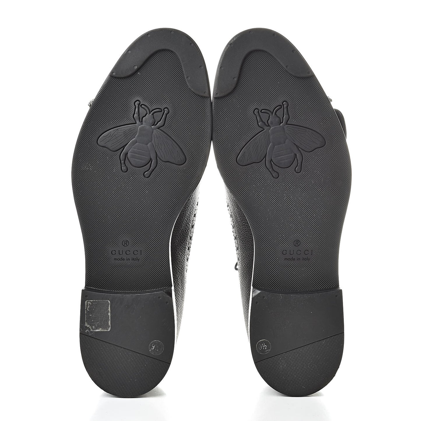 Pebbled Calfskin Dionysus Web Mens Martins Shoes 9.5 Black