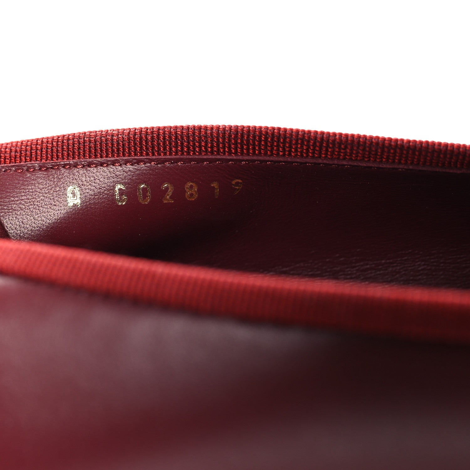 Chanel Lambskin Cap Toe CC Ballerina Flats 39 Burgundy Pink 7 of 10