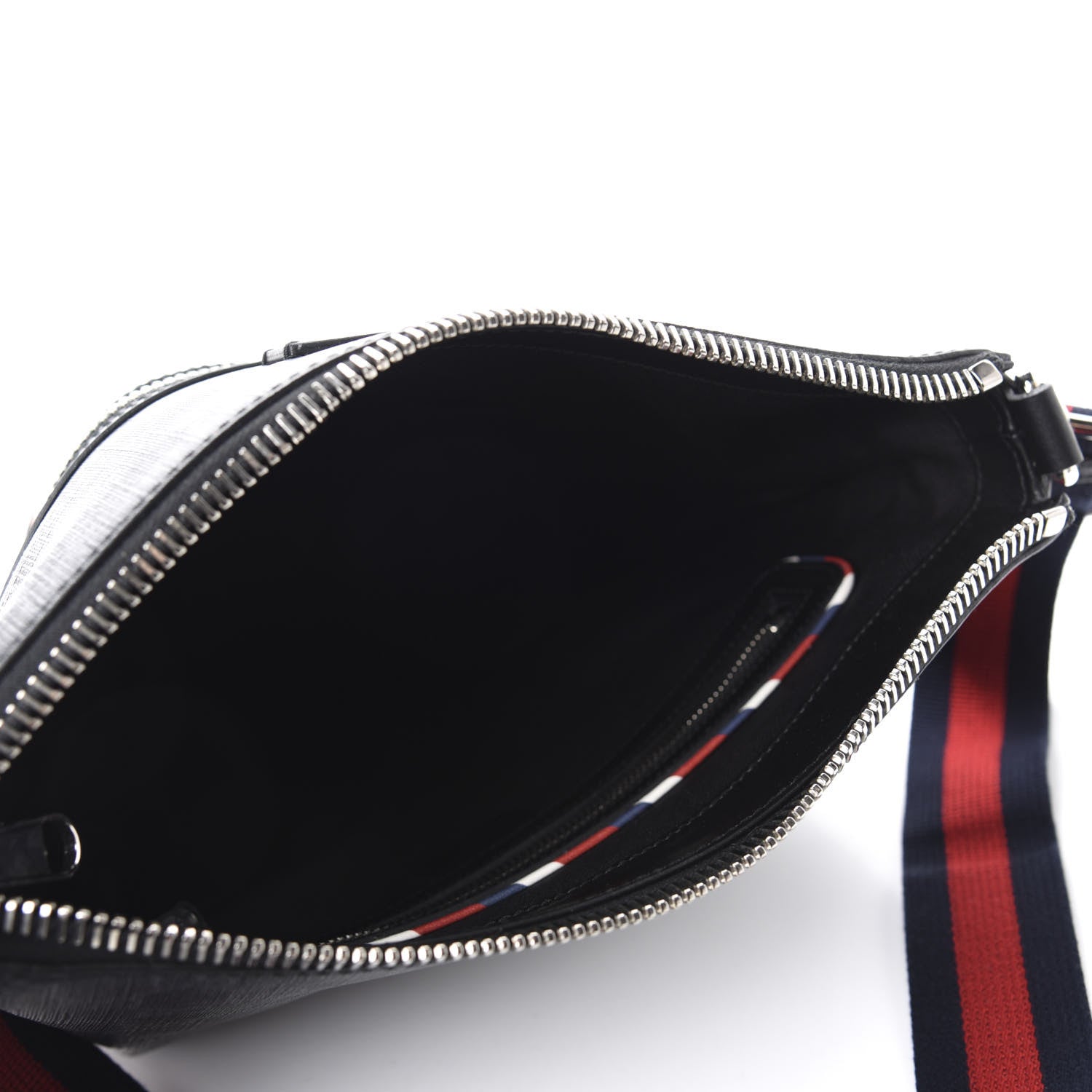 Gucci GG Supreme Monogram Night Courrier Flat Messenger Bag Black Multicolor 5 of 11