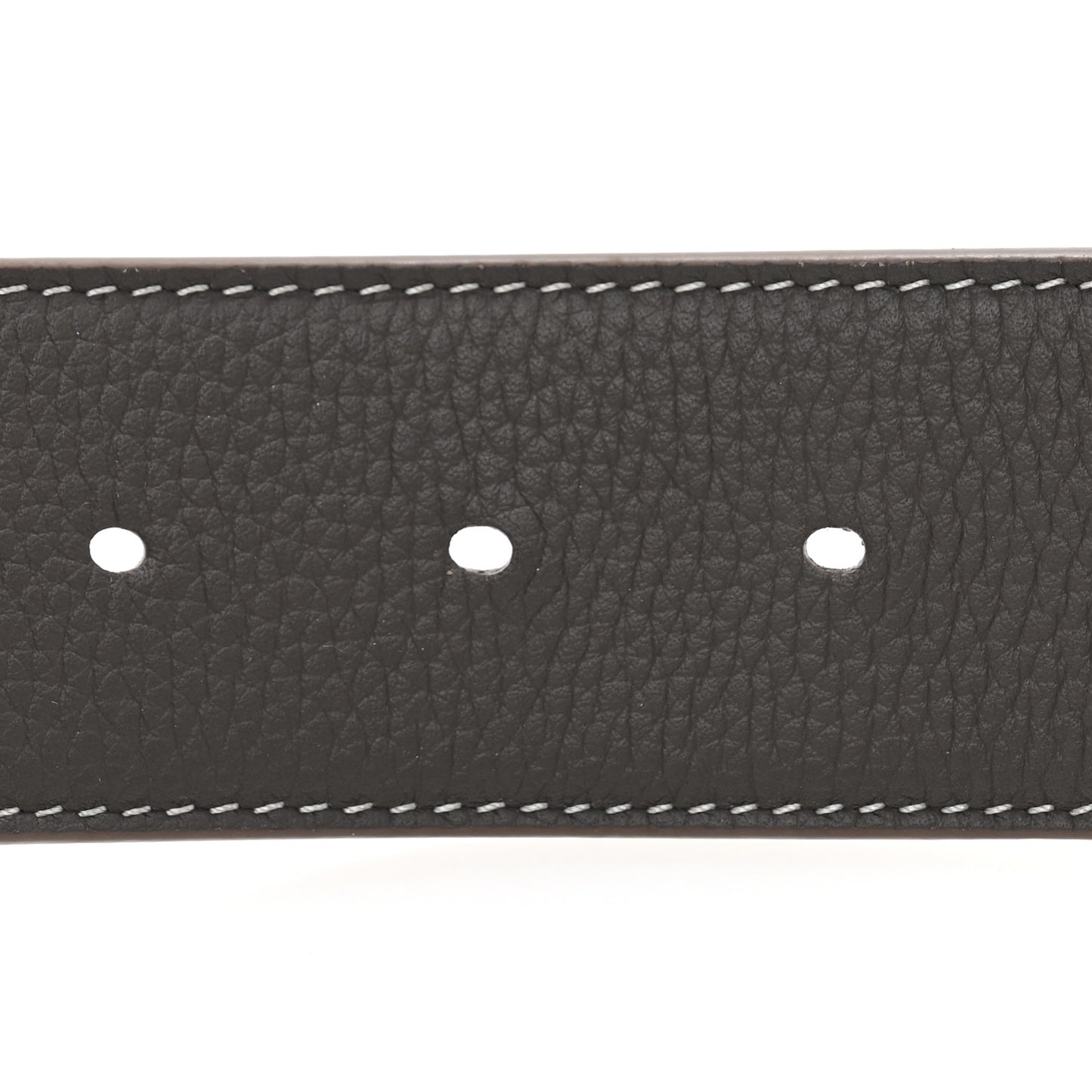 Grained Calfskin CD Belt 90 36 Brown Black