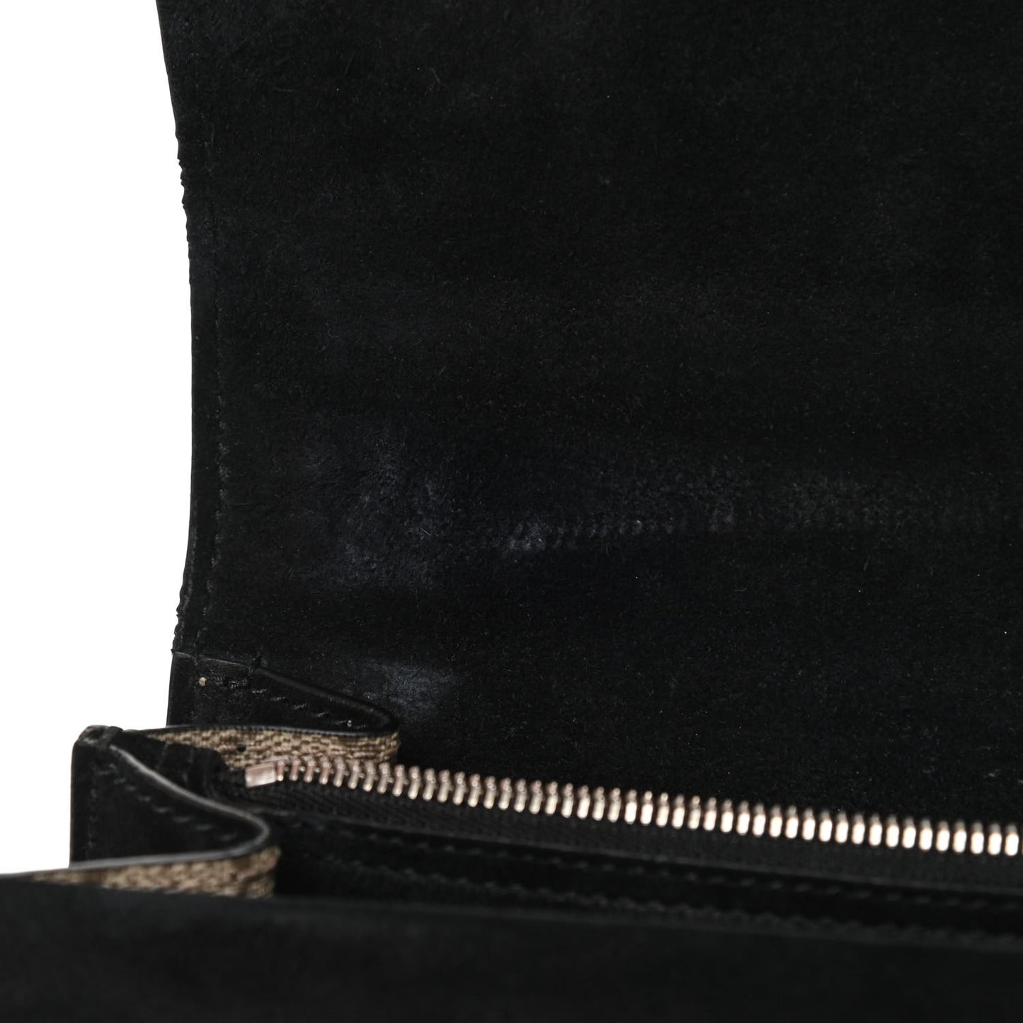 GG Supreme Monogram Medium Dionysus Shoulder Bag Black