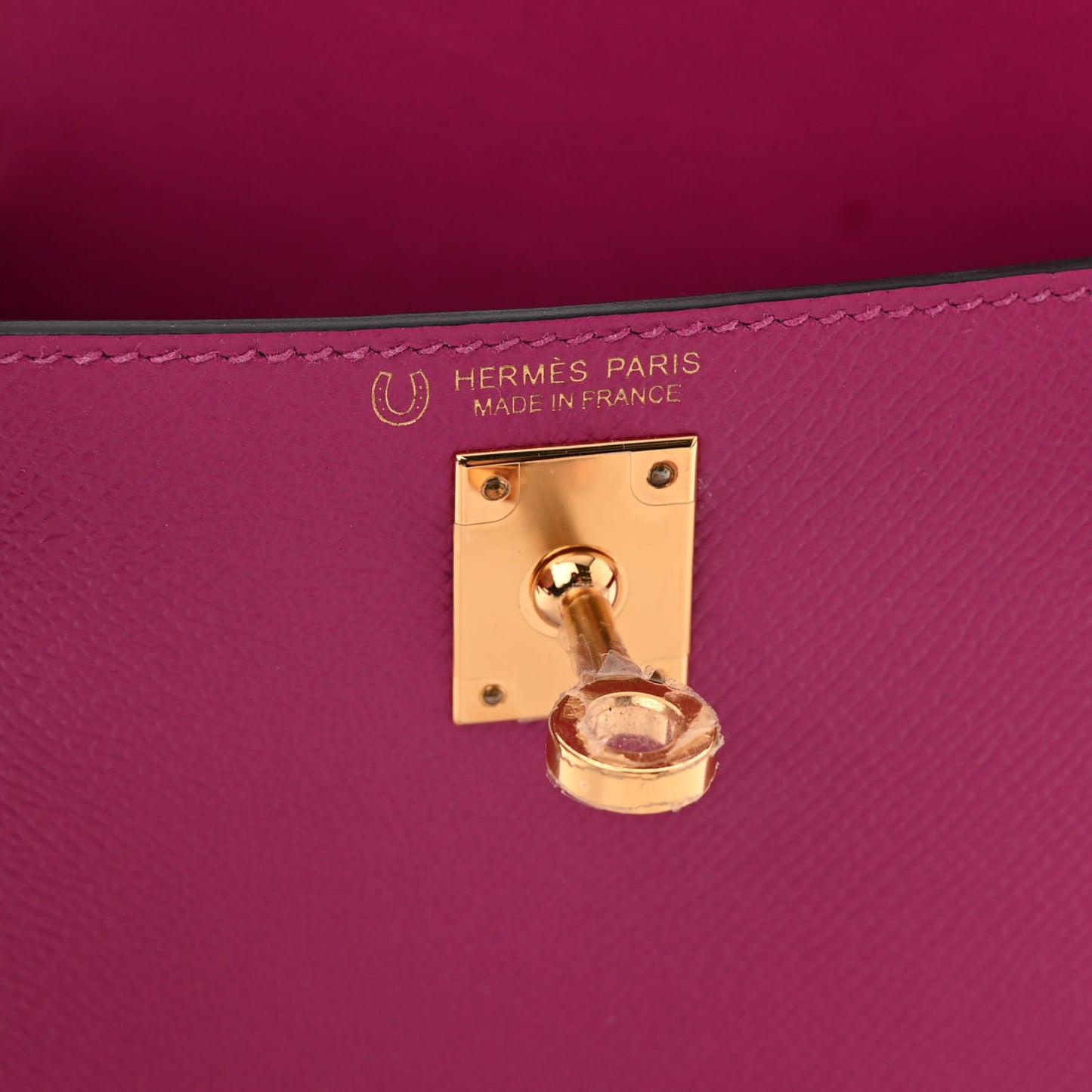 Epsom Horseshoe Mini Kelly Sellier 20 Rose Pourpre