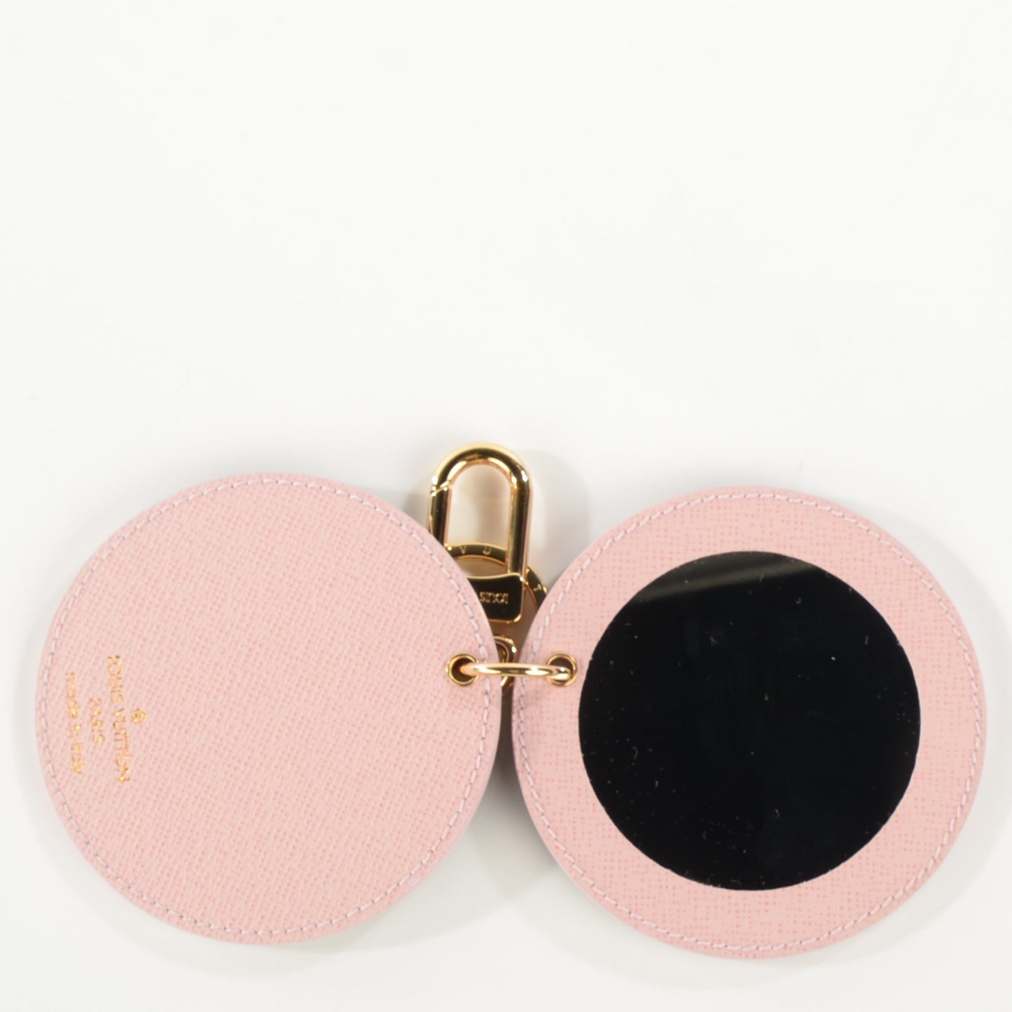 Monogram LV Mirror Key Holder Rose Ballerine