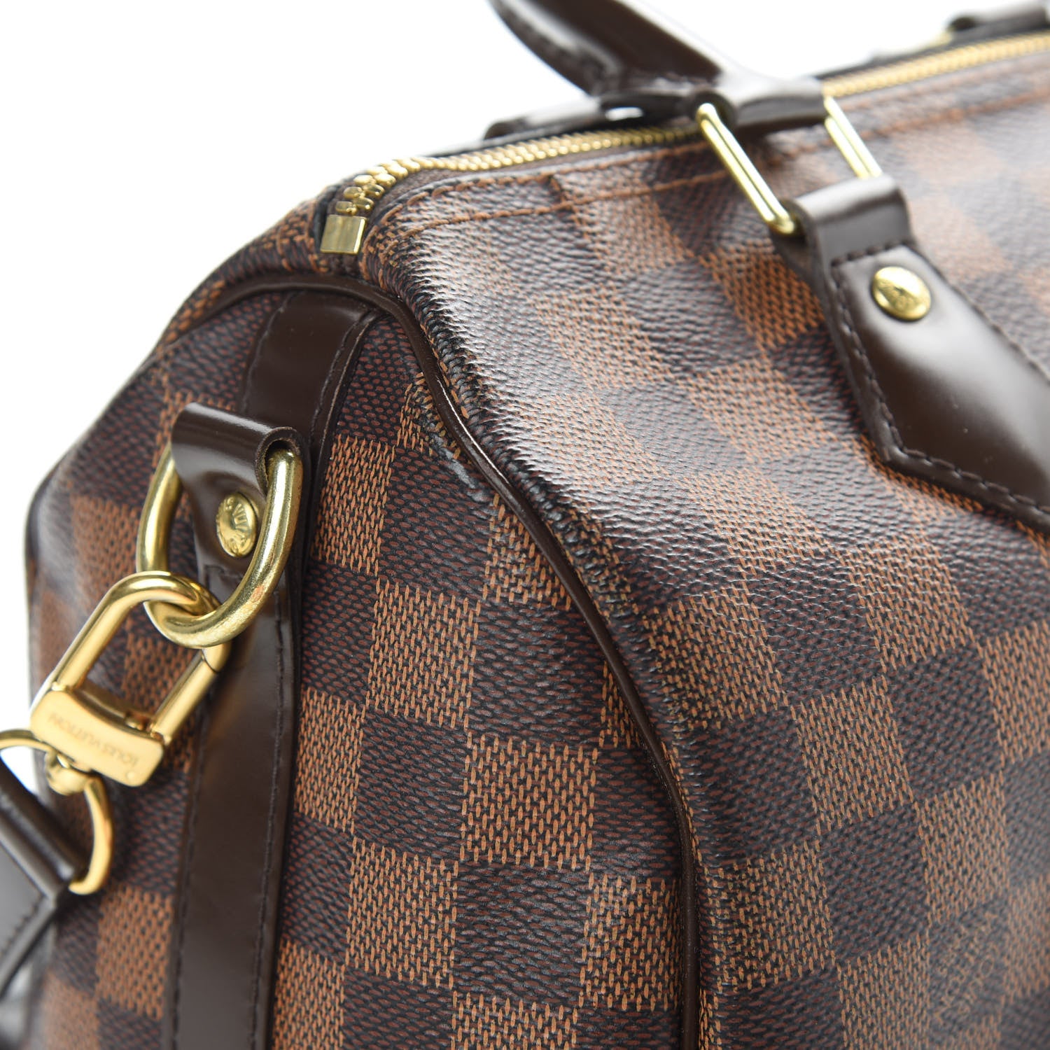 Louis Vuitton Damier Ebene Speedy Bandouliere 25 17 of 17