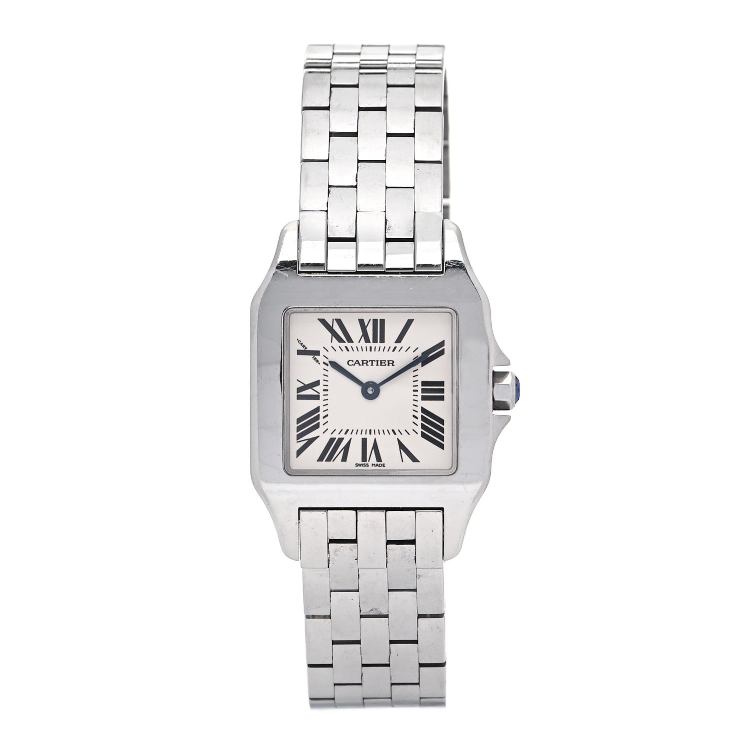 Cartier Stainless Steel 26mm Santos Demoiselle Quartz Watch 1 of 5