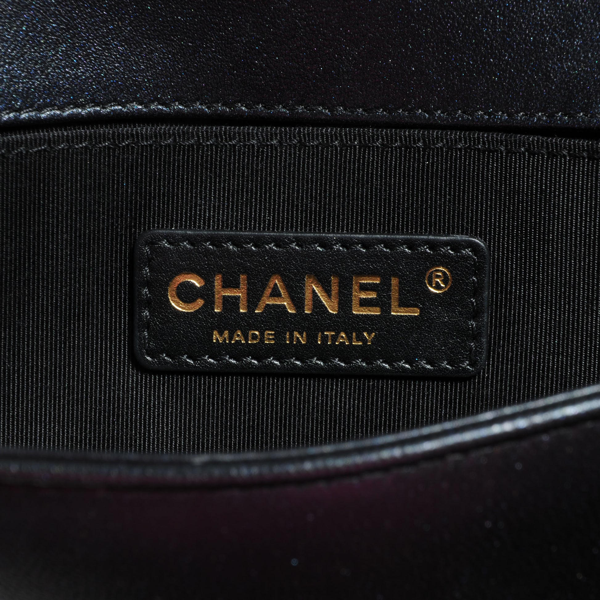 Chanel Lambskin Quilted Small Boy Flap Black 8 of 10