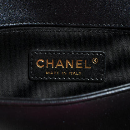 Chanel Lambskin Quilted Small Boy Flap Black 8 of 10