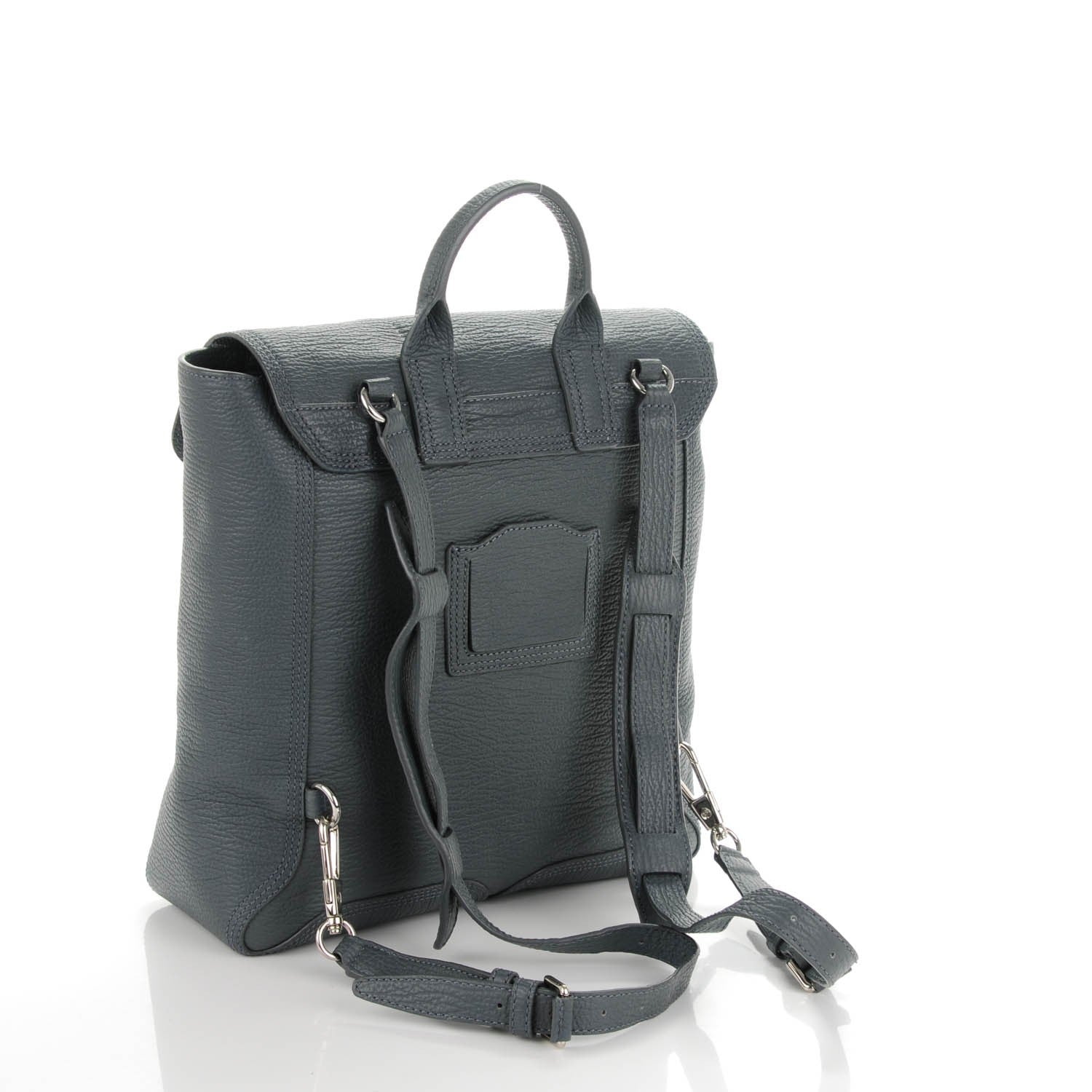 3.1 Phillip Lim 3.1 Textured Calfskin Pashli Backpack Storm 3 of 7