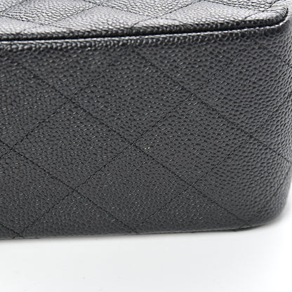 Chanel Caviar Quilted Jumbo Double Flap Black 10 of 11