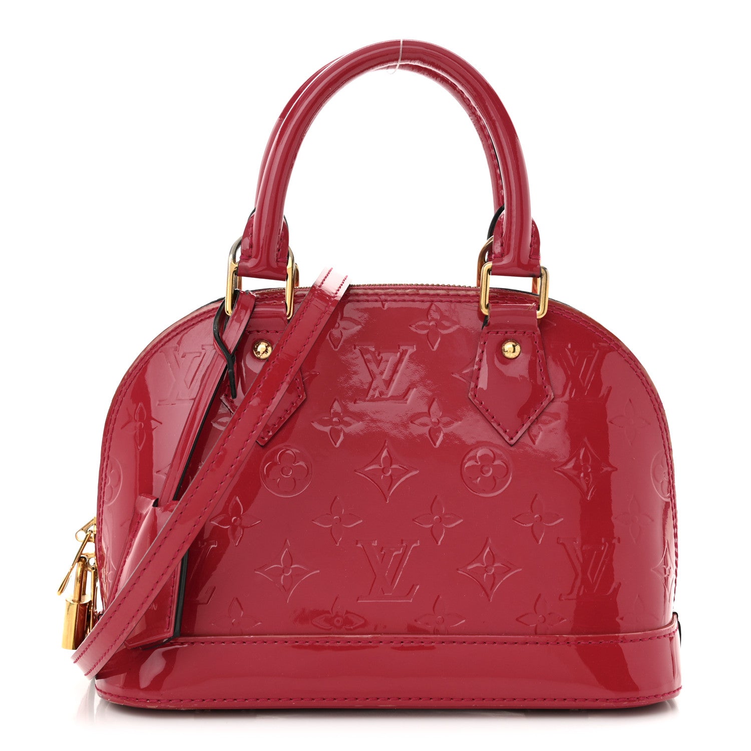 Louis Vuitton Vernis Alma BB Rose Indien 1 of 14