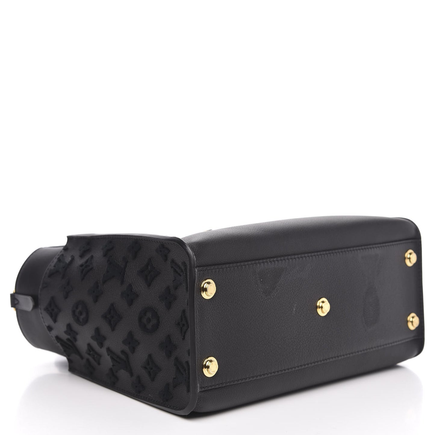 Calfskin Monogram Tufting On My Side Black