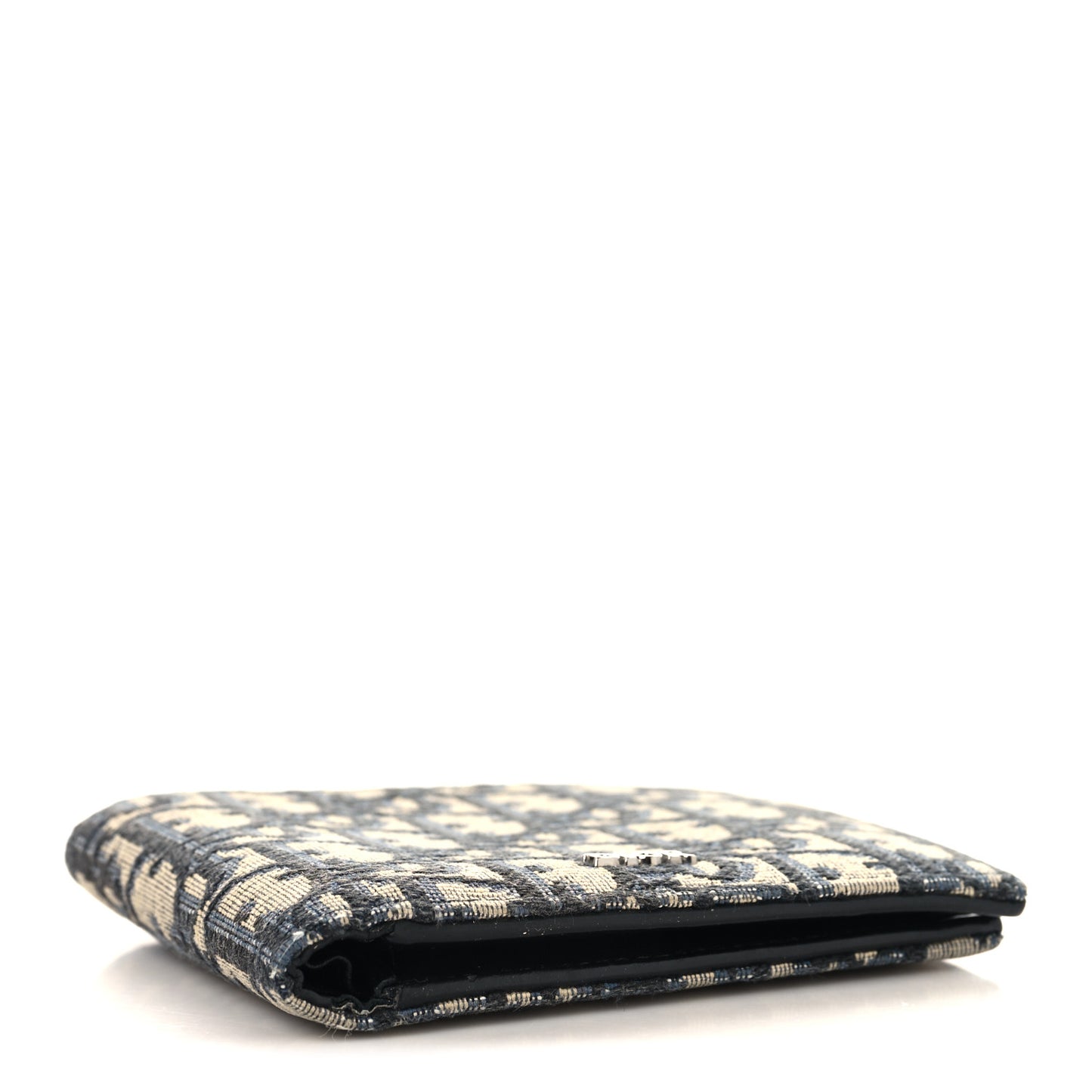 Oblique Bi-Fold Wallet Blue
