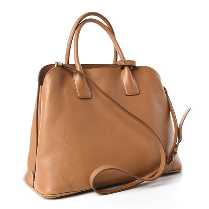 Prada Saffiano Cuir Open Promenade Tote Caramel 3 of 28
