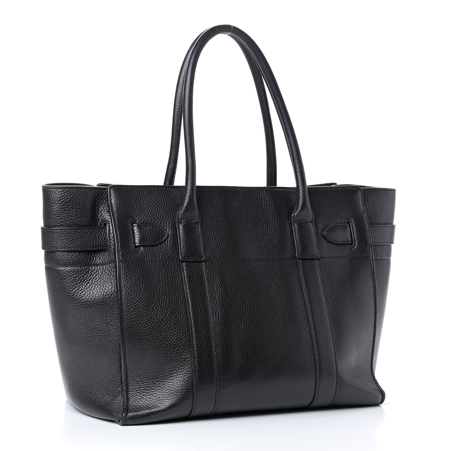 Mulberry Classic Grain Bayswater Zip Tote Black 3 of 8