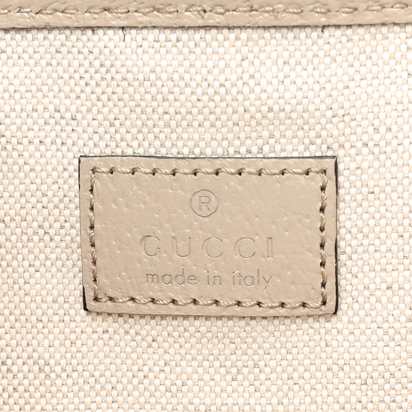 GG Supreme Monogram Textured Dollar Calfskin Small Ophidia Shoulder Tote Bag Beige Mystic White Oatmeal