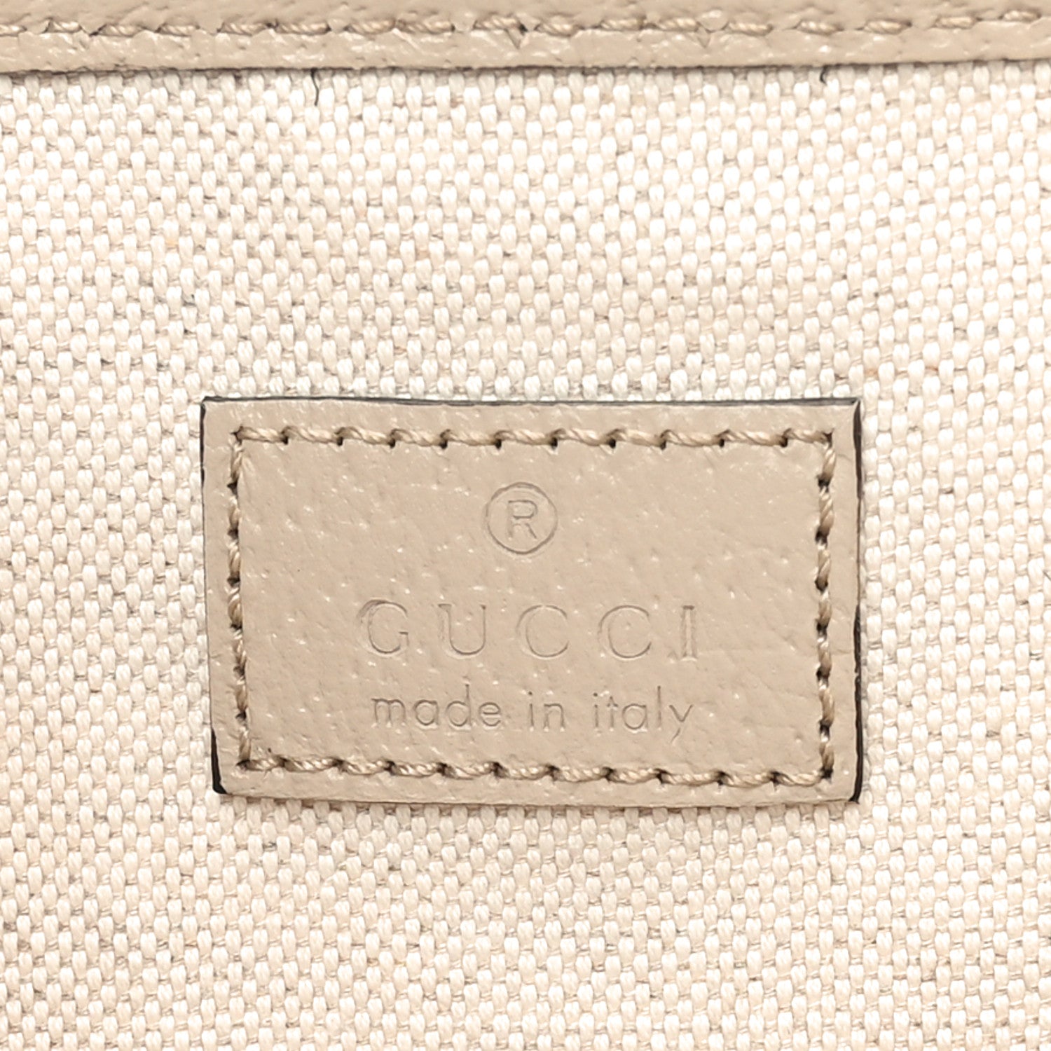 Gucci GG Supreme Monogram Textured Dollar Calfskin Small Ophidia Shoulder Tote Bag Beige Mystic White Oatmeal 6 of 10