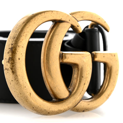 Gucci Calfskin Double G 40mm Belt 75 30 Black 6 of 6
