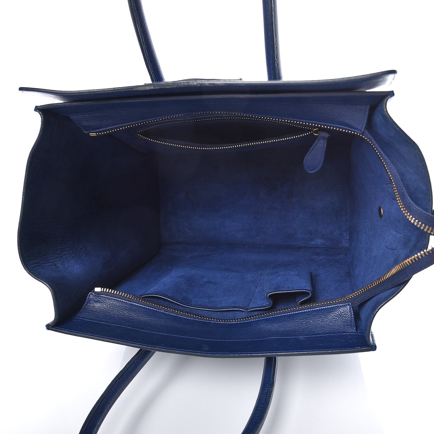 Drummed Calfskin Mini Luggage Ink