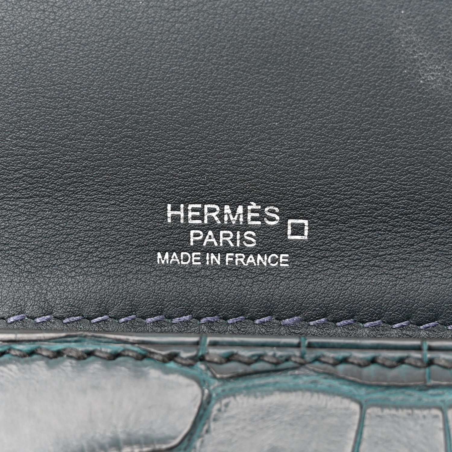Hermes Togo Matte Alligator Swift Touch 24/24 29 Vert Rousseau 6 of 11
