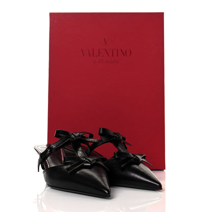 Valentino Garavani Nappa French Bow 45mm Mules 36 Black 9 of 9