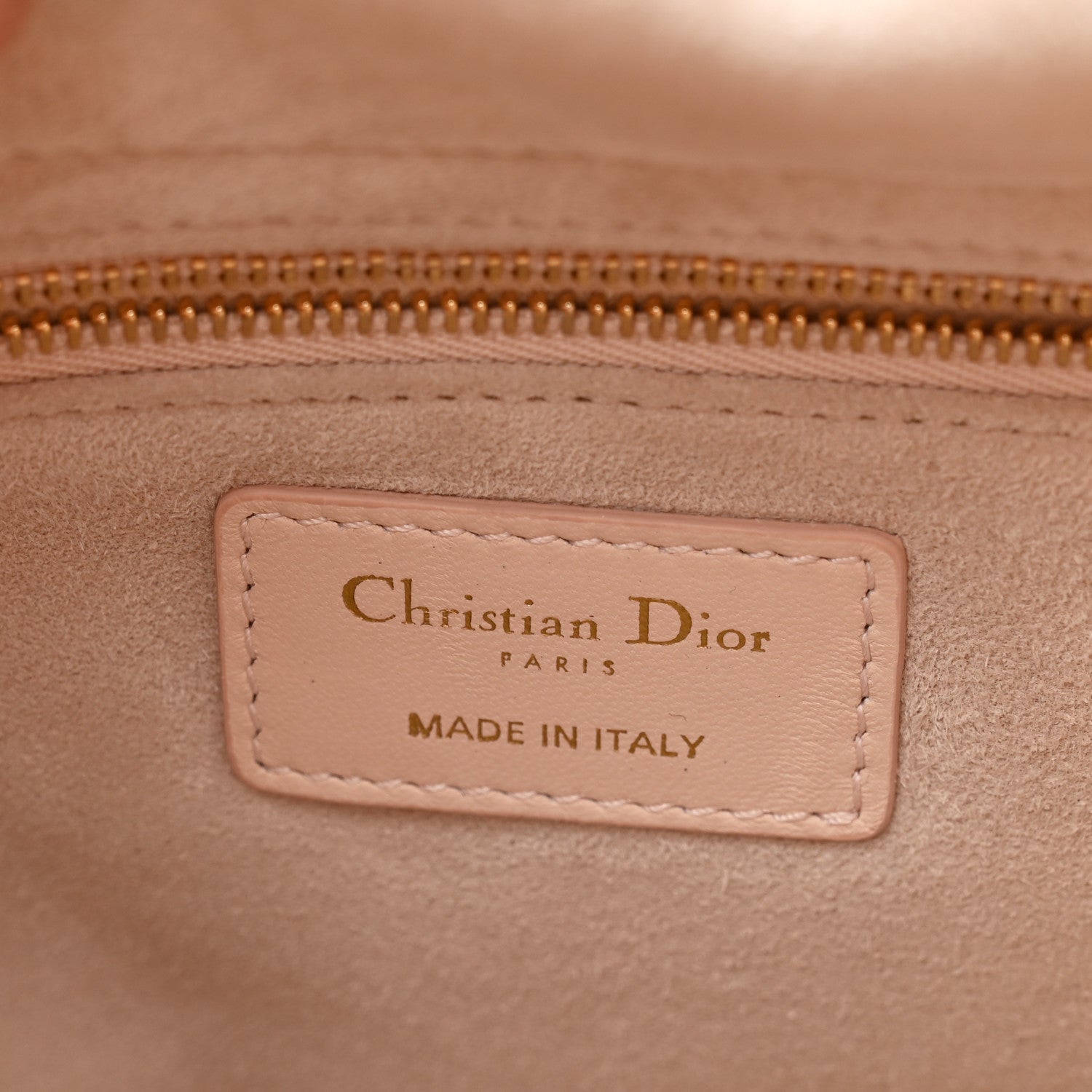 Christian Dior Lambskin Cannage Medium Lady Dior Light Pink 6 of 10