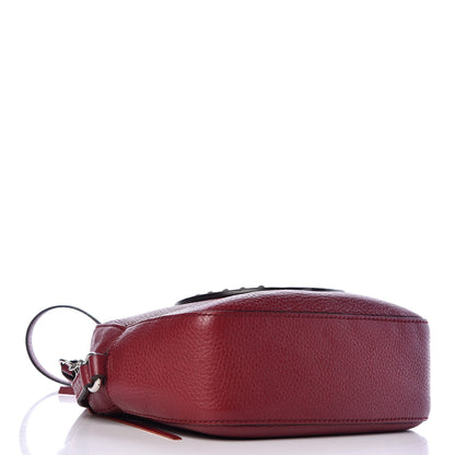 Gucci Pebbled Calfskin Studded Small Soho Disco Bag Soft Burgundy 4 of 14