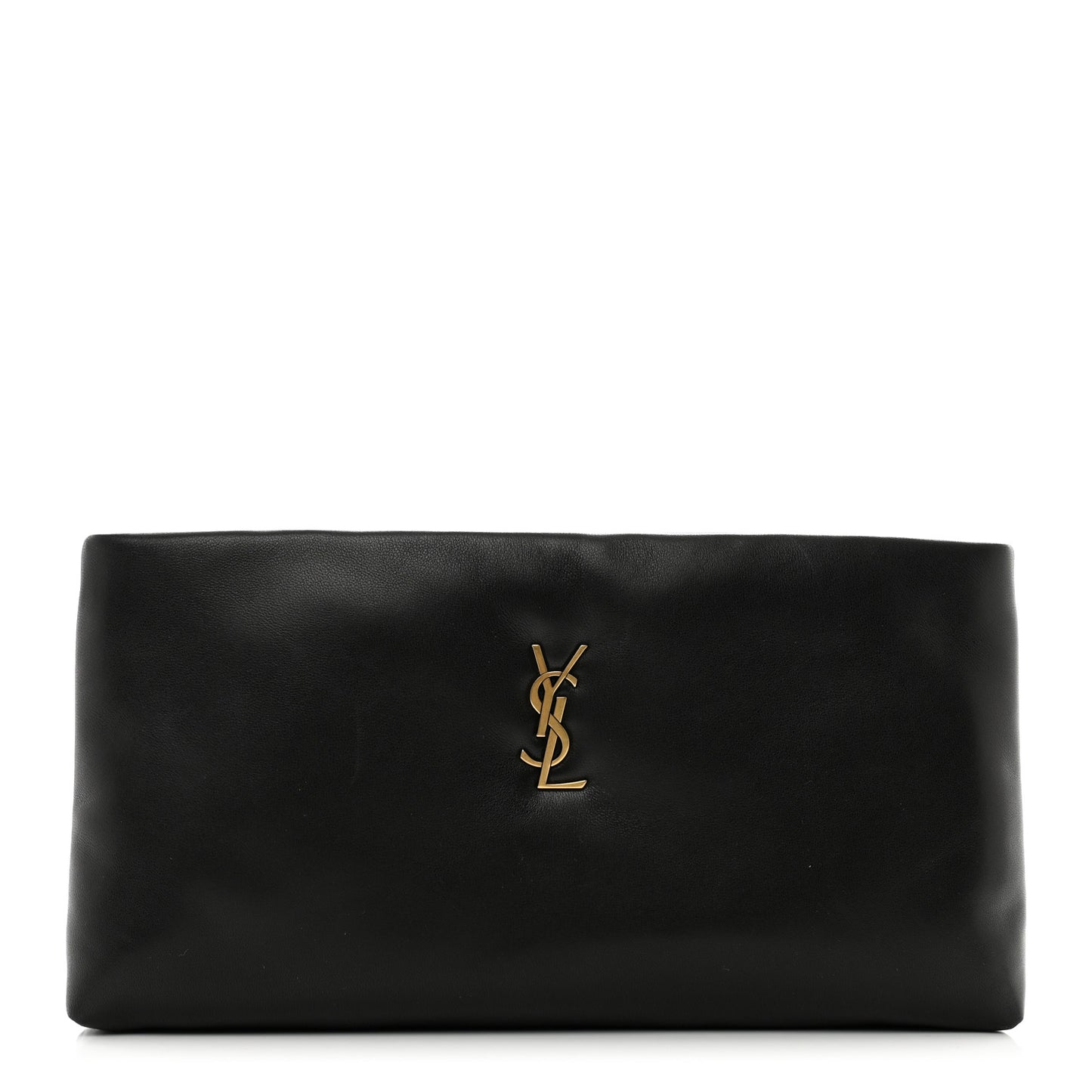 Lambskin Long Calypso Pouch Black