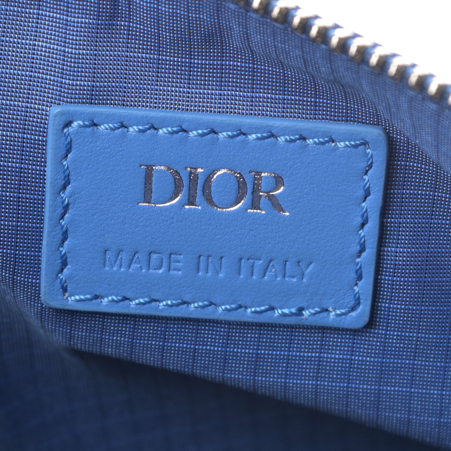 Nylon Saddle Belt Bag Blue