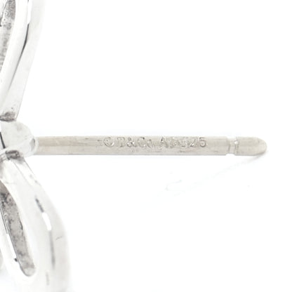 Tiffany Sterling Silver Bow Earrings 5 of 6