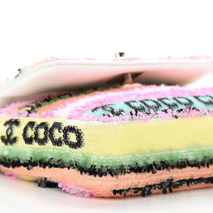 Chanel Sequin COCO Clutch With Chain Multicolor 10 of 12