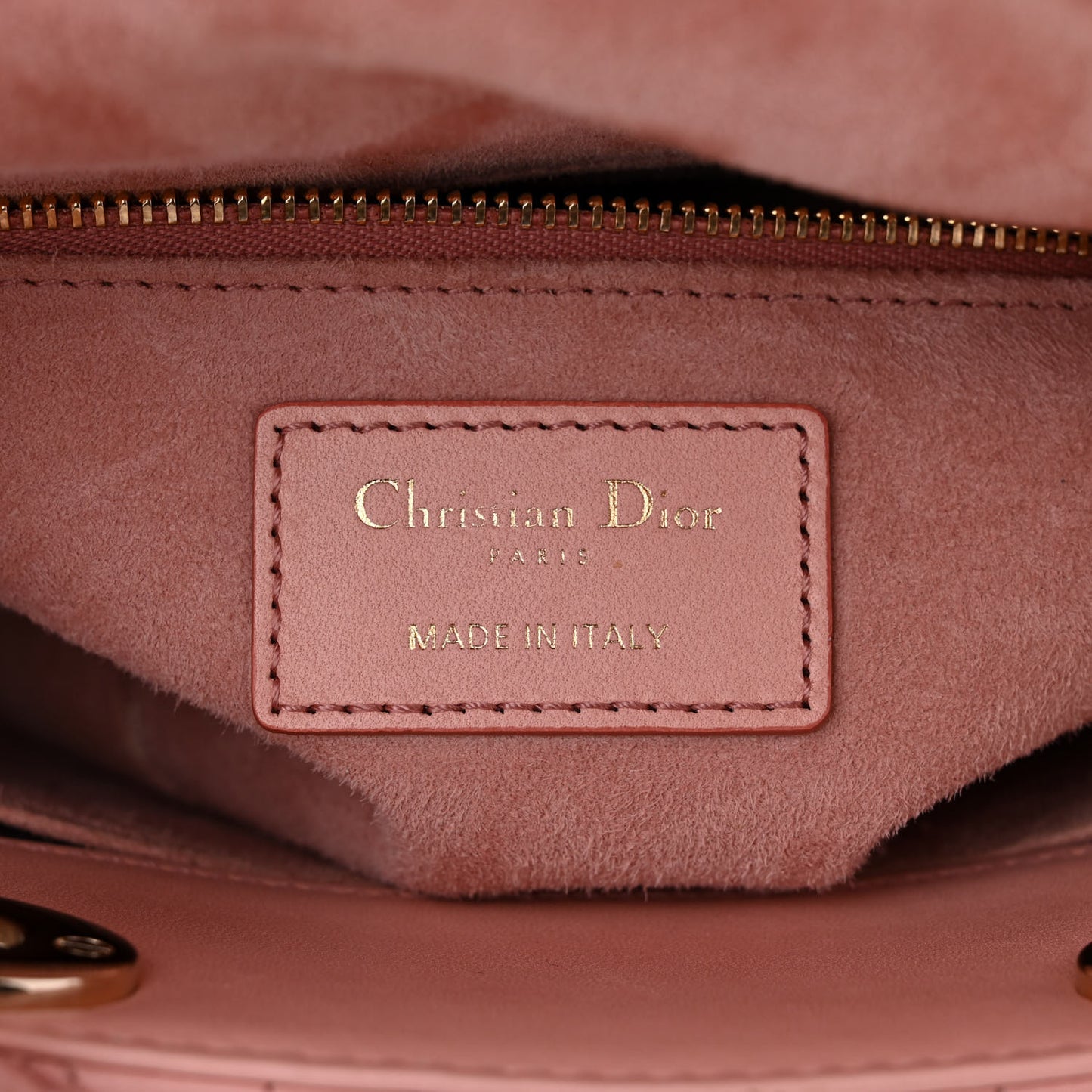 Lambskin Cannage Gradient Small My ABCDior Lady Dior Pink
