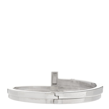 Tiffany Sterling Silver Diamond T Square Wrap Bracelet 2 of 4