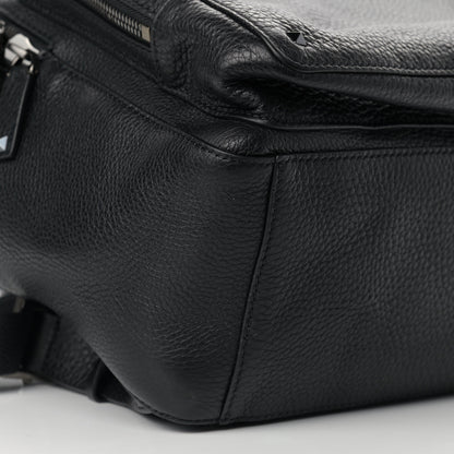 Valentino Garavani Grained Calfskin Rockstud Backpack Black 6 of 8