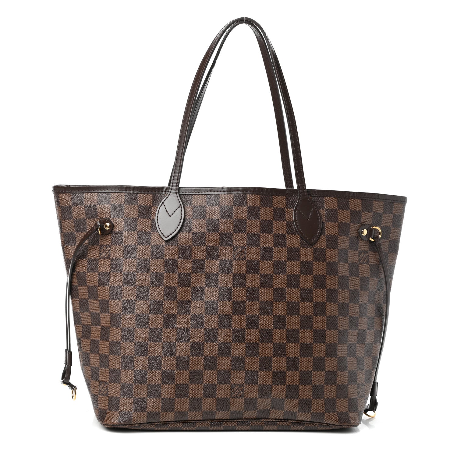 Louis Vuitton Damier Ebene Neo Neverfull MM Rose Ballerine 1 of 9