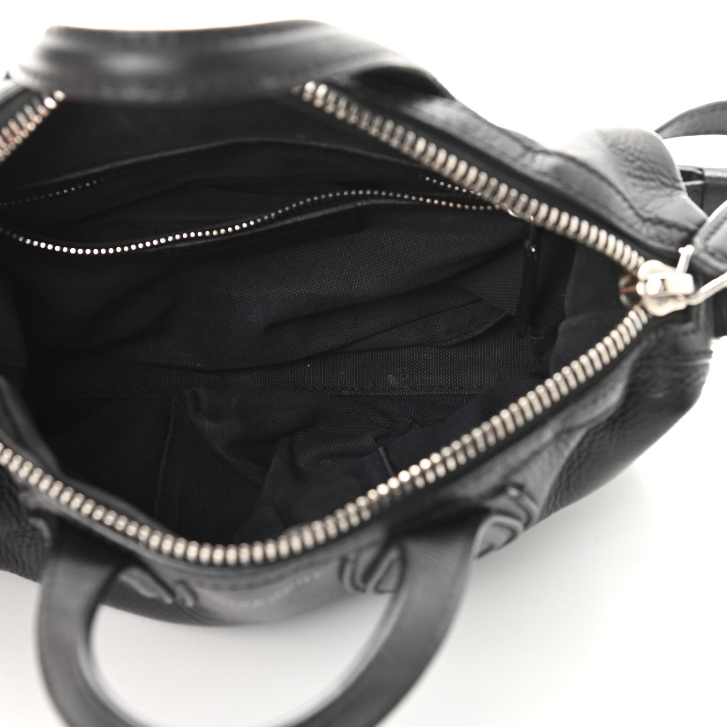 Givenchy Waxed Calfskin Micro Nightingale Black 5 of 9