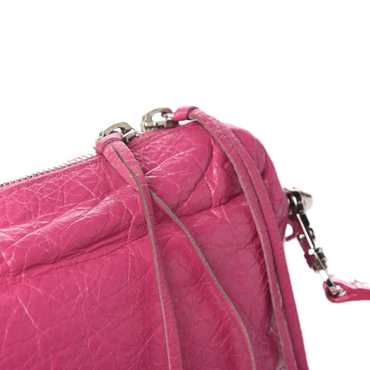 Balenciaga Agneau Arena Classic Silver Hardware XS Reporter Crossbody Rose Flamingo 10 of 11