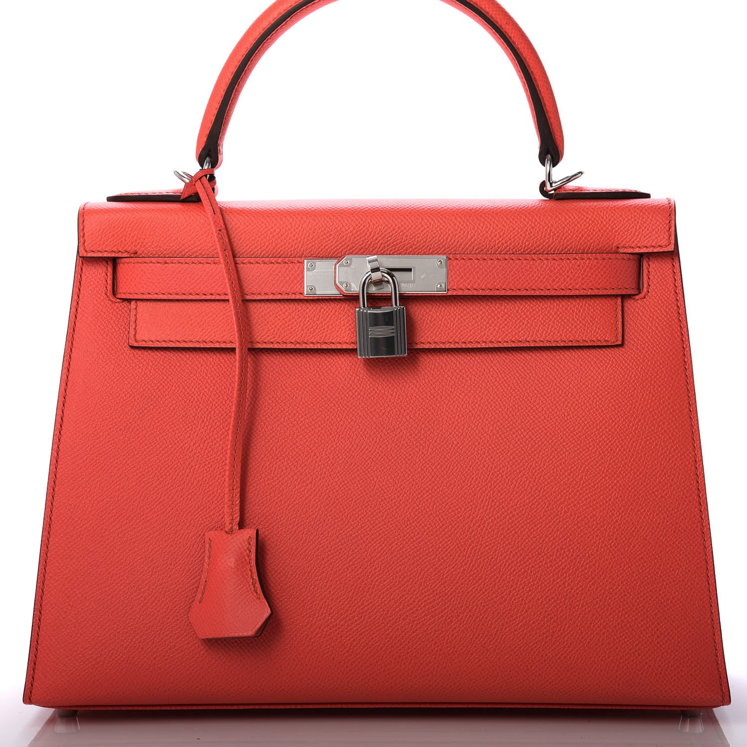 Hermes Epsom Kelly Sellier 28 Rose Texas 9 of 12