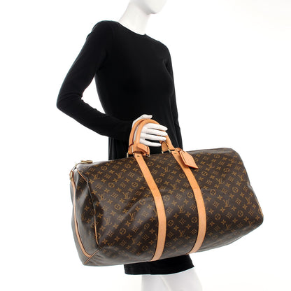 Louis Vuitton Monogram Keepall Bandouliere 55 2 of 8