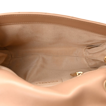Chanel Calfskin Quilted Enchained Flap Beige 5 of 10