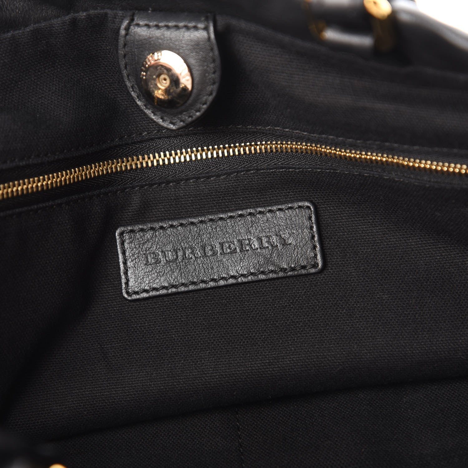 Burberry Calfskin House Check Big Crush Black 8 of 9