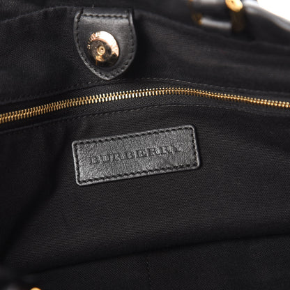 Burberry Calfskin House Check Big Crush Black 8 of 9