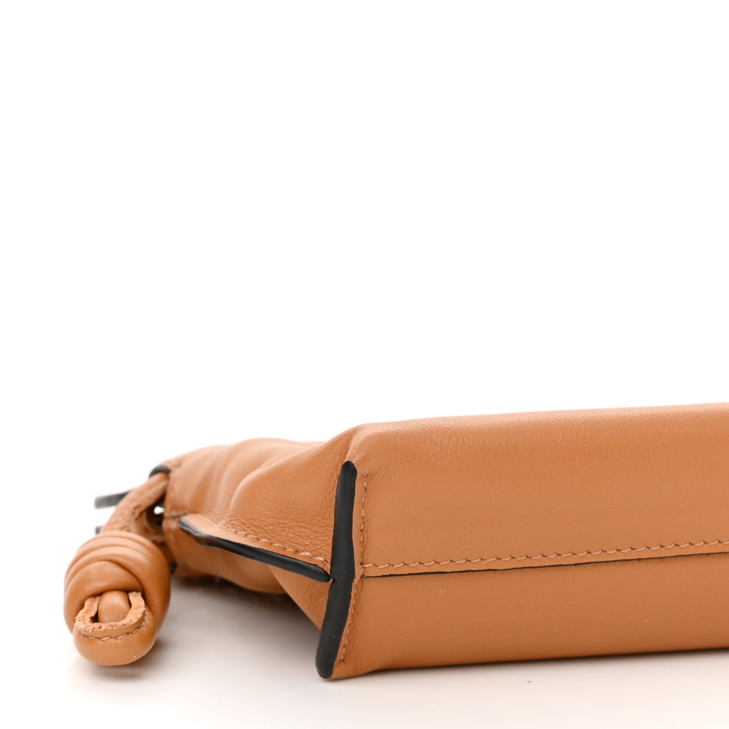 Loewe Calfskin Nano Flamenco Knot Clutch Warm Desert 8 of 9