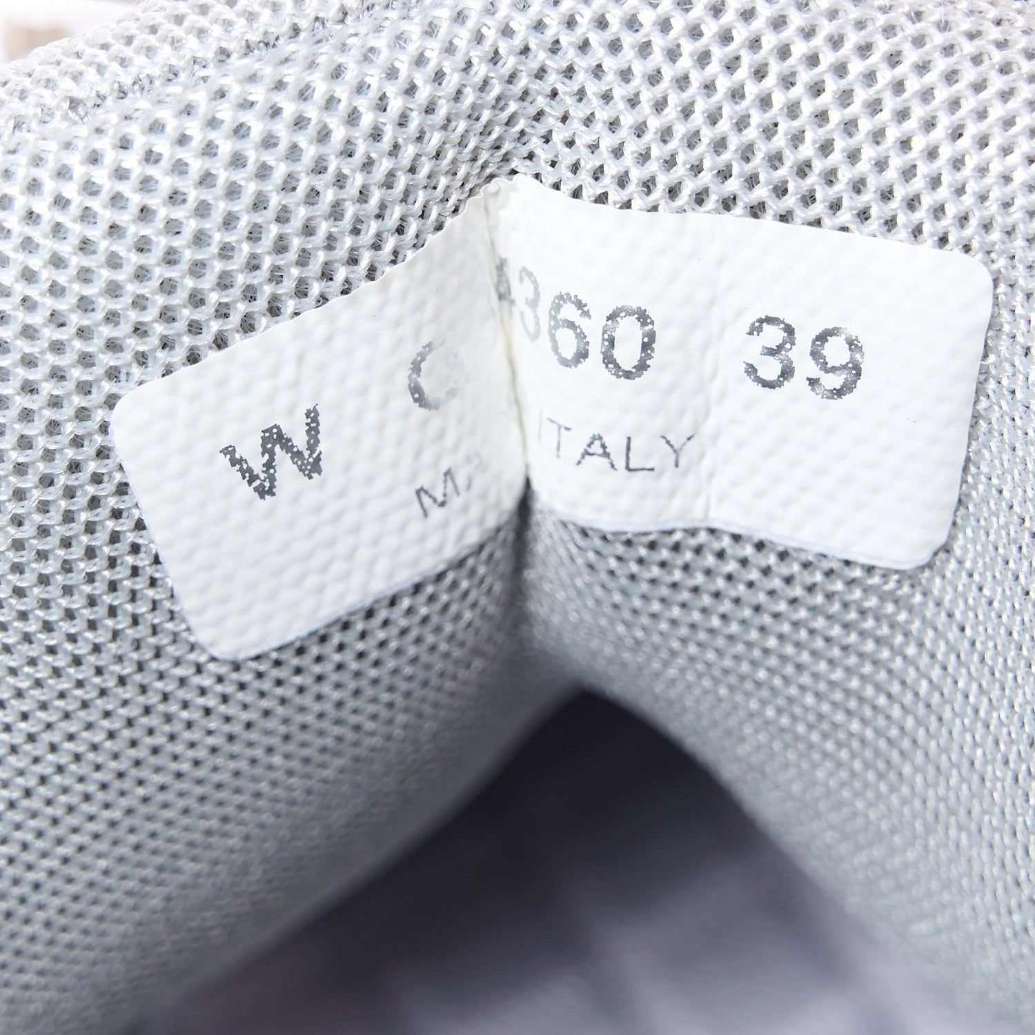 Chanel Fabric Suede Calfskin CC Sneakers 39 Grey Beige 9 of 10