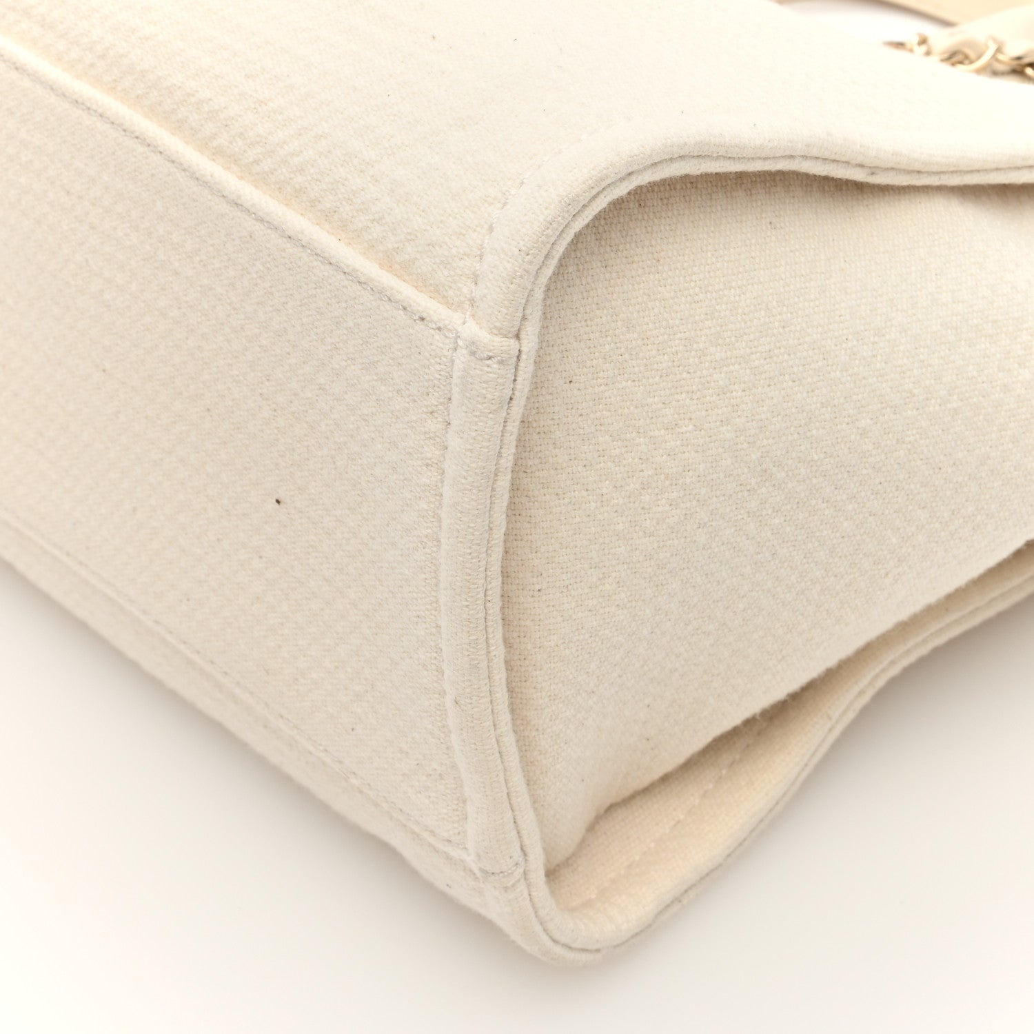 Chanel Mixed Fibers Small Deauville Tote White 11 of 11