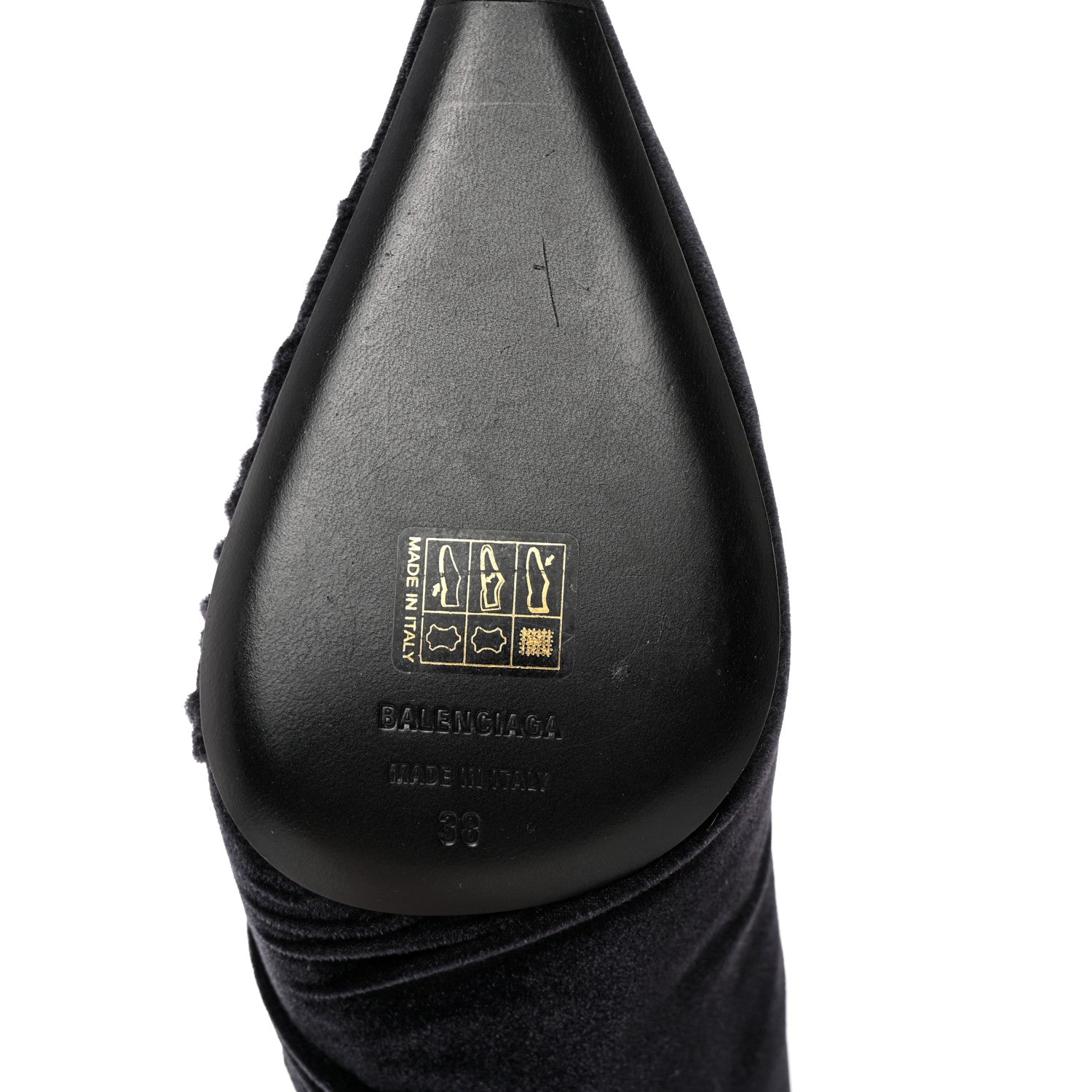 Balenciaga Technical Jersey Knife Pointed Pumps 38 Black 12 of 13