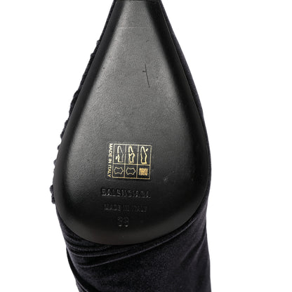 Balenciaga Technical Jersey Knife Pointed Pumps 38 Black 12 of 13